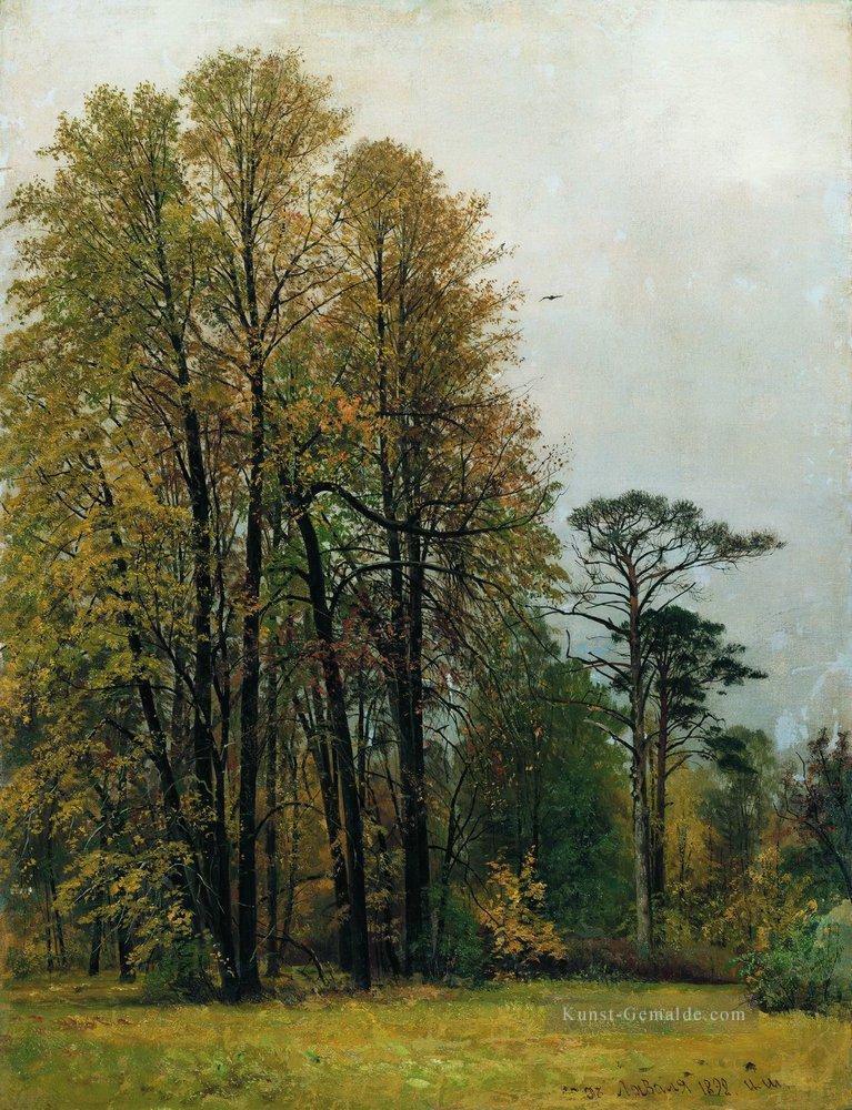 Herbst 1892 klassische Landschaft Ivan Ivanovich Ölgemälde